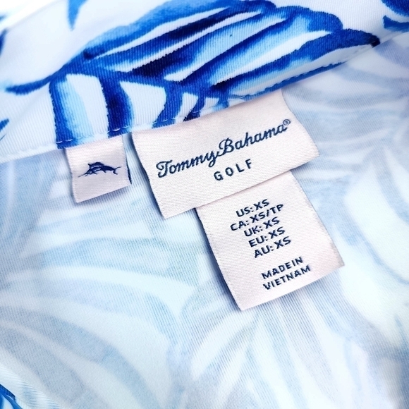 Tommy Bahamas Blue White Floral Golf Dress Sz Xs - Picture 4 of 12